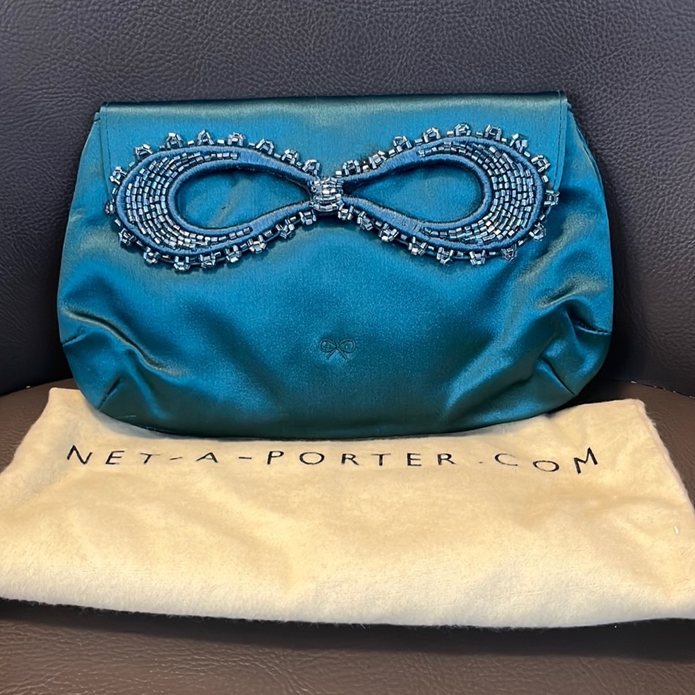 Anya Hindmarch beads evening clutch